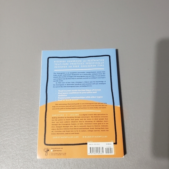 3/$15 take care of your type an enneagram  guide to self care softcover book - Picture 3 of 8